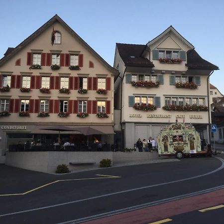 Cafe-Conditorei Hotel Huber Lichtensteig Eksteriør billede